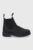 Blundstone Ghete Chelsea de piele 063 femei, culoarea negru, cu toc plat