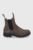 Blundstone Ghete Chelsea de piele 1351 femei, culoarea maro, cu toc plat