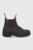 Blundstone Ghete Chelsea de piele 500 femei, culoarea maro, cu toc plat