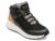 Ghete SKECHERS negre, BOBS SPARROW 2.0, din material textil si piele ecologica