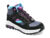 Ghete SKECHERS negre, FUSE TREAD, din material textil si piele ecologica