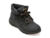 Ghete SKECHERS negre, GLACIAL ULTRA, din piele ecologica si material textil