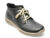 Ghete SKECHERS negre, HARPER, din piele naturala