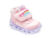 Ghete SKECHERS roz, HEART LIGHTS, dinmaterial textil si piele ecologica