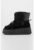 Ghete flatform cu blana shearling sintetica